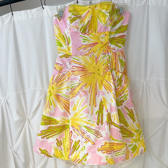 Lilly Pulitzer Strapless Fit and Flare Dress - Picture 2 of 4